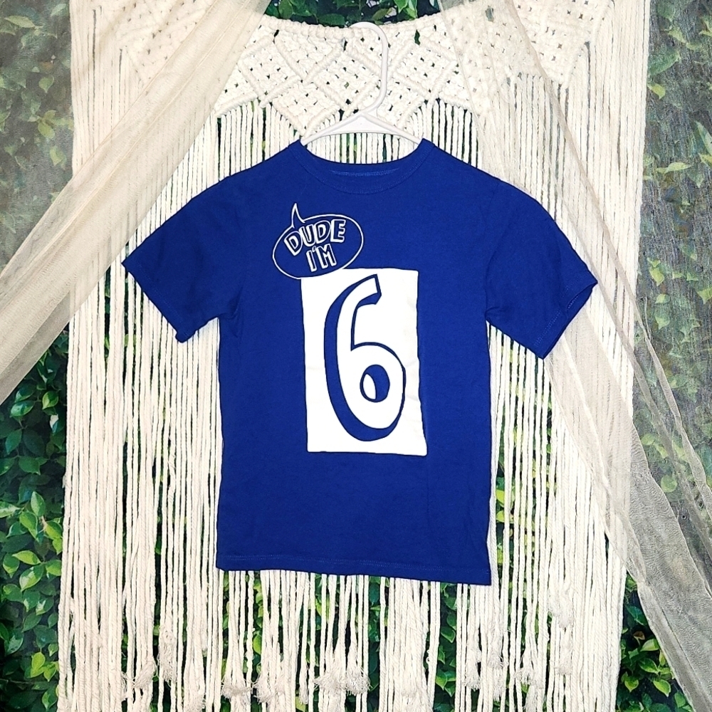 Children's Place Dude I'm 6 Tee